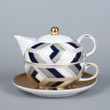 Elegance In Porcelain Tea Service - Tea For One Tea Set