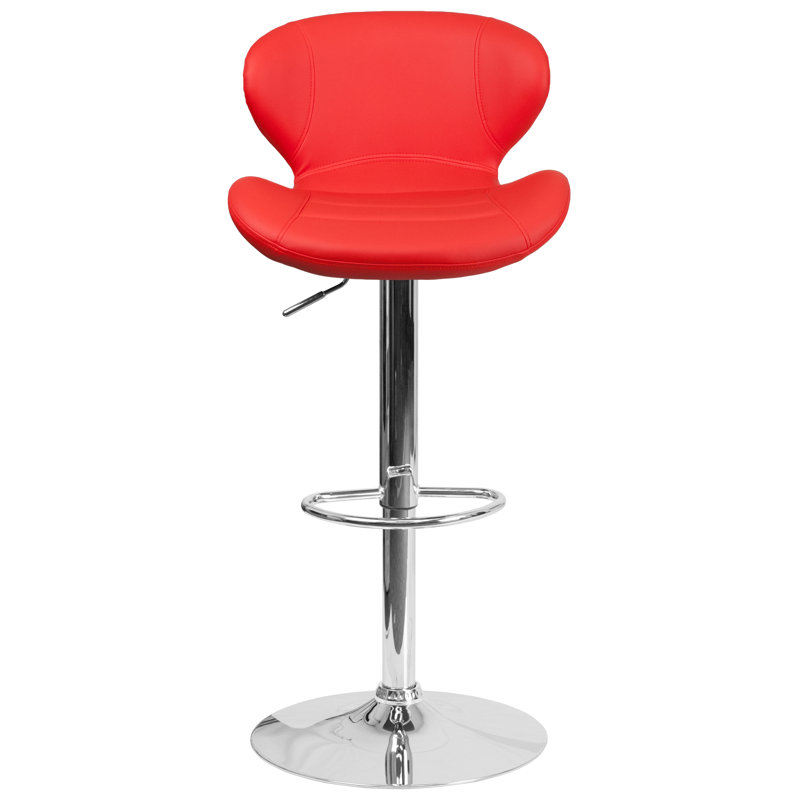 Tabouret de bar Oakgrove, rouge