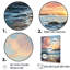 «Beach Sunrise Tranquil Horizons», reproduction sur toile-97051448-134186903