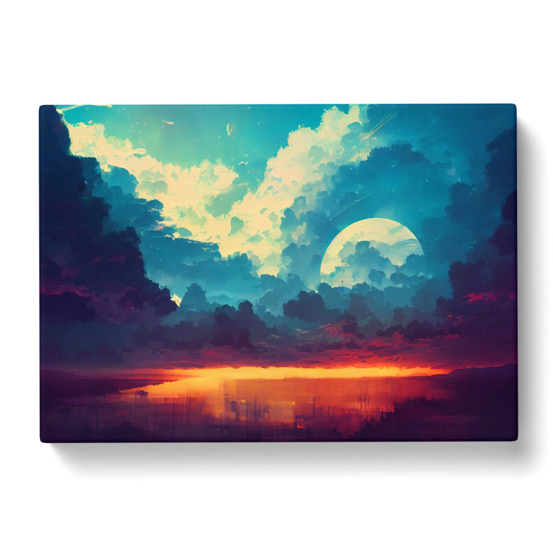 Magnificent Cloud - Wrapped Canvas Painting