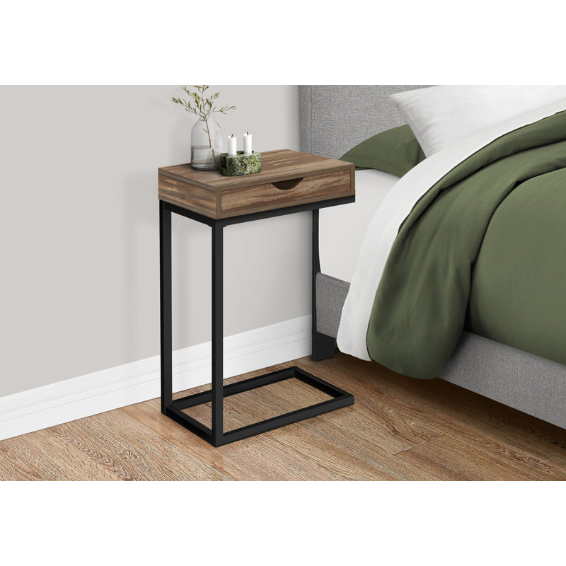 Table d'appoint, Brun, Noir