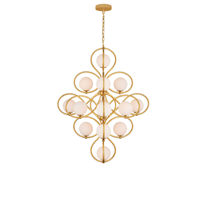 Storrs 14 - Light Wrought Iron Chandelier