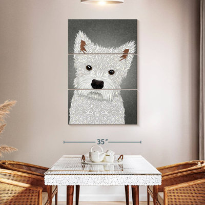 Brampt Cute West Highland Terrier Portrait