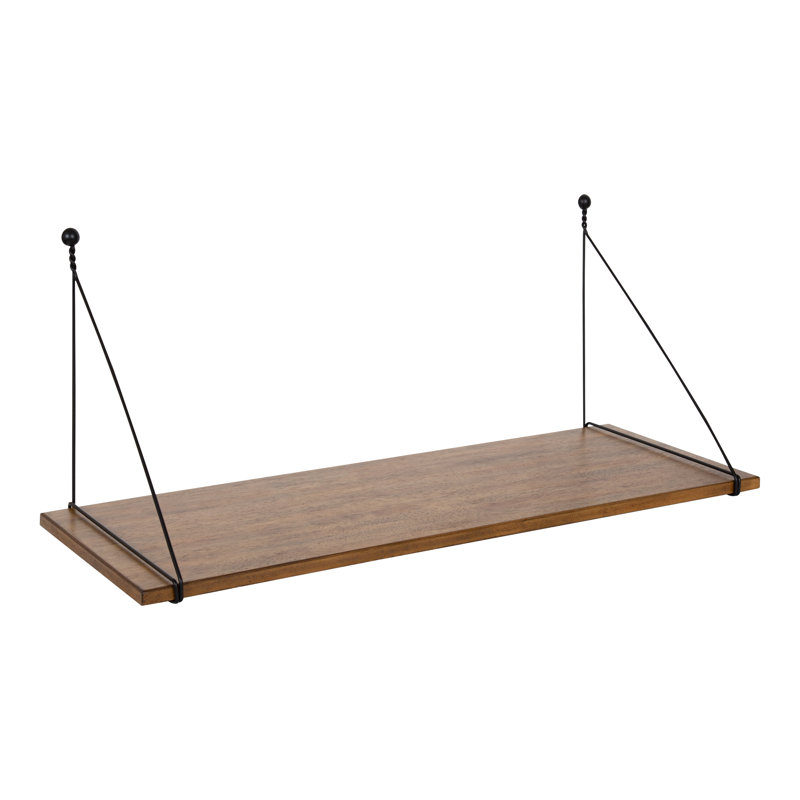 Granita Steel Floating Desk, Natural