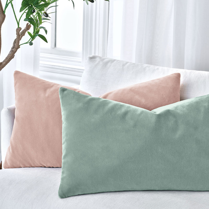 Capra Square Pillow Cover & Insert, 20" x 20", Rose