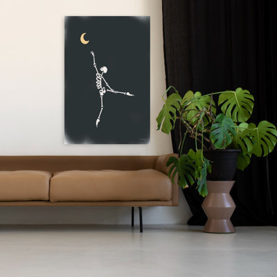 Dancing Skeletons III Abstract Contemporary Art