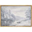 «Winter Snowy River», œuvre d'art sur toile encadrée, impression sur toile-351003678-351003679