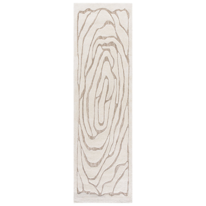 Metro 951 Hand Tufted 80% Wool; 20% Cotton Abstract Rug, Runner 2'3" x 8'