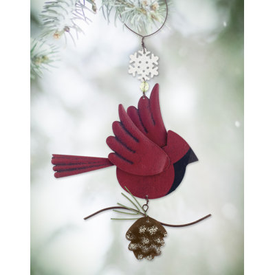 Cardinal Ornament-2pcs