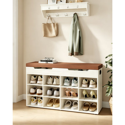 12 Pair Shoe Storage Bench