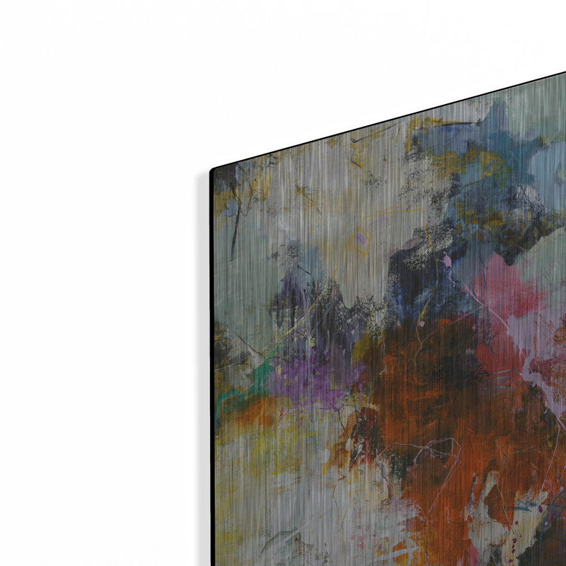  'Attention' by Design Fabrikken Metal Wall Art, 12" x 16"