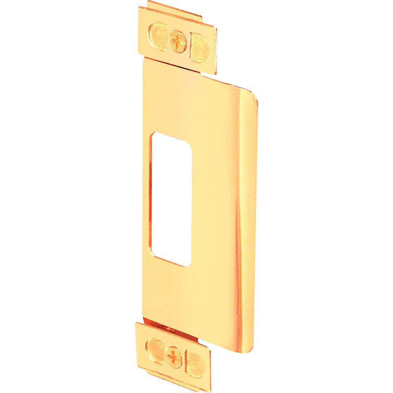 Brass Plated ASA Adjustable Door Strike (Single Pack)