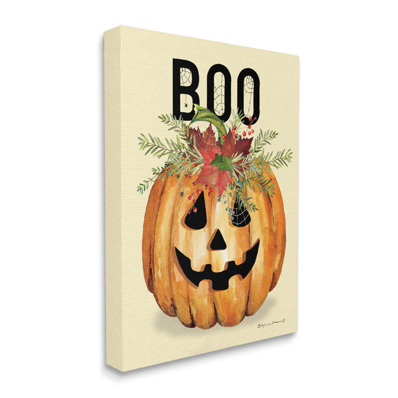 Impression sur toile Aw-114-Canvas Boo, H 20 po x l 16 po x P 1,5 po
