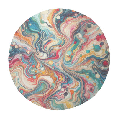 Tapis tressé Marble Flow
