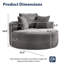 Fauteuil demi-tonneau rembourré Addisin-594029237