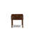 5 Piece Dining Set Includes a Rectangle Dining Room Table with Dropleaf and 4 Dark Khaki Linen Fabric Upholstered Chairs, Mahogany-1354736896-1354736897-1354736902