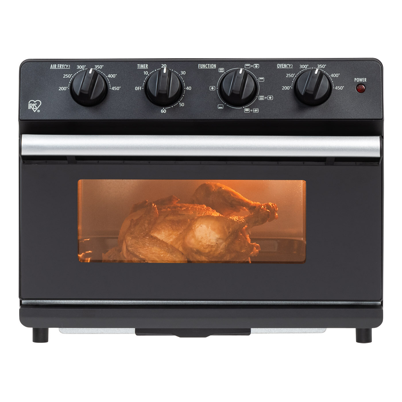 GE Air Fry 6-Slice Stainless Steel Convection Toaster Oven (1500-Watt) in  the Toaster Ovens department at