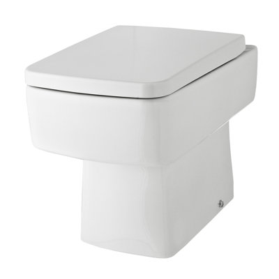 Nuie Furniture Ceramics LPF Square/Rectangular Floor Mounted Kit (Seat Included)