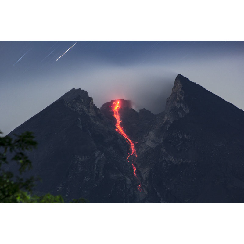 Mount Merapi Lava Dome by DEDY DAMIYANTO - Wrapped Canvas Print, 20cm H x 30cm W
