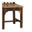 Nantucket Distressed Painted Reclaimed Hardwood Lath Back Dining Side Chair