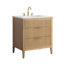 Ensemble de meuble-lavabo simple 30 po avec dessus en pierre reconstituée Bilroy-1364366936