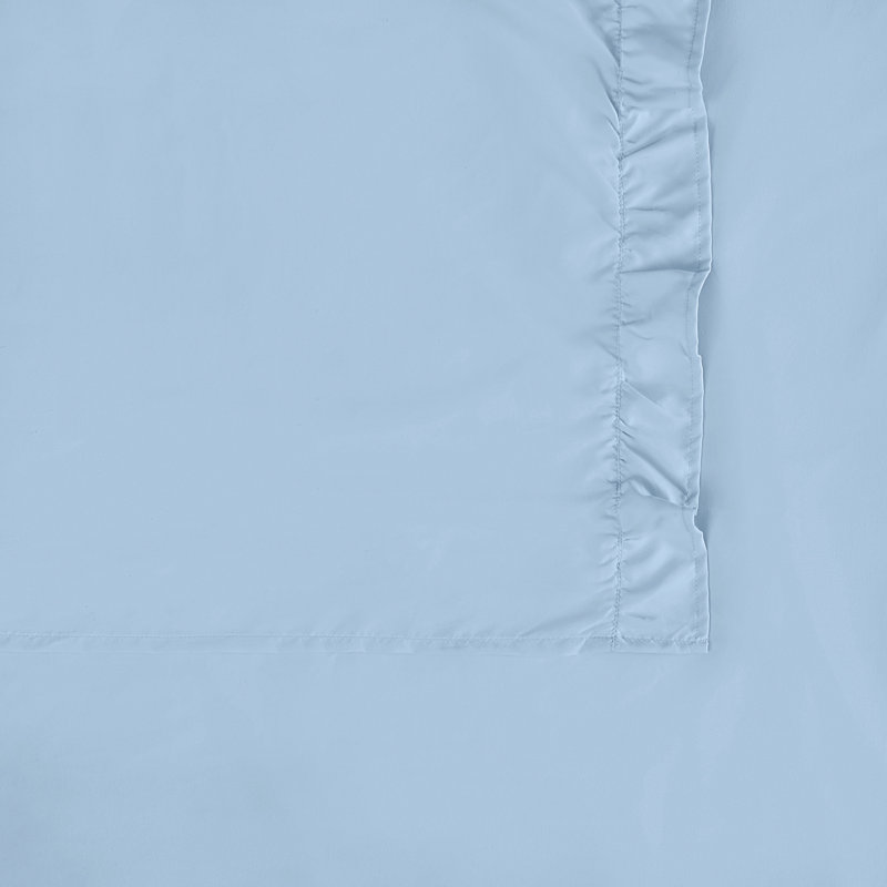 Truly Soft Solid Ruffle Sheet Set, Sky Blue, King
