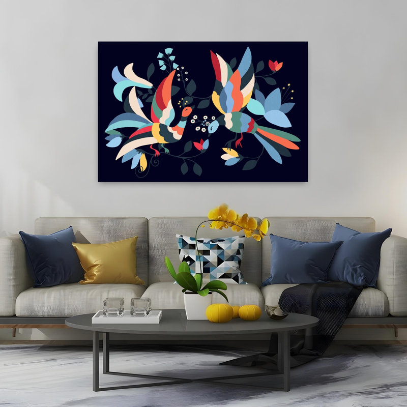 Art contemporain, art contemporain abstrait, H 40 po x l 60 po