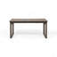 Outdoor Expandable Acacia Wood Dining Table, Gray