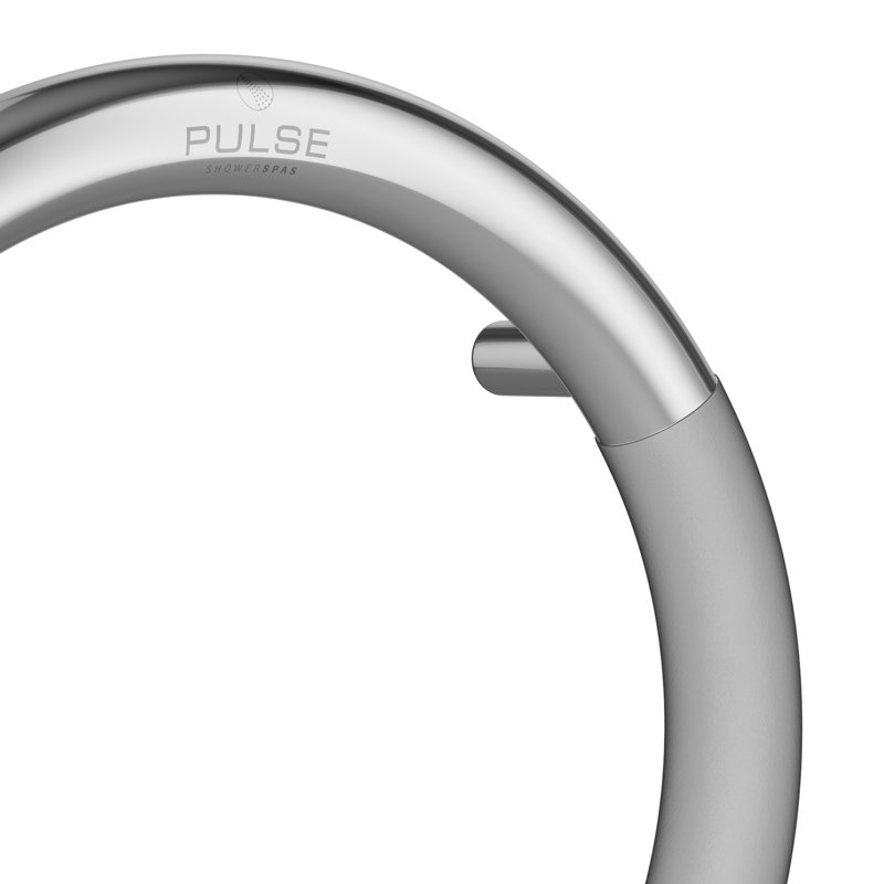 Ergo ValveBar Ergonomic Soft Grip 32mm Diameter ADA Compliant 300 lb Weight Capacity, 12" H x 12" W x 2.75" D, Chrome