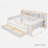 Rabito  Daybed With Storage Shelves, Two Drawers And Study Desk-822325190