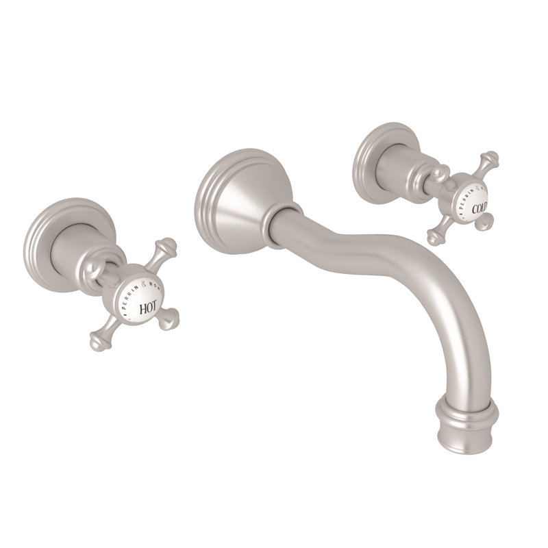 Georgian Era™ Wall Mount Faucet, Satin Nickel