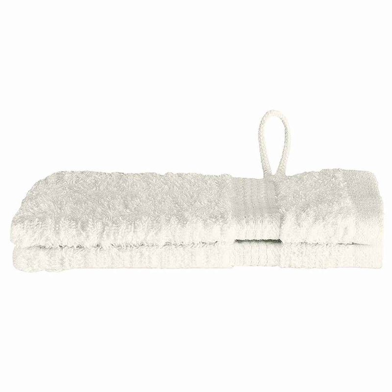  Washcloths 2 Pcs Cotton, Cream