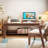63" Kids Writing Desk Computer Desk Workstation Table with Chair-470037815