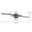 31' 2 - Light Dimmable LED 20W Vanity Light-432418785-412848547