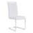Contemporary 5-Piece Faux Marble Dining Table Set with 4 Upholstered Cantilever Chairs-323867929-323867930