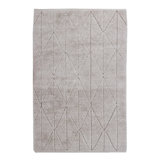 Geometric Area Rug in Beige