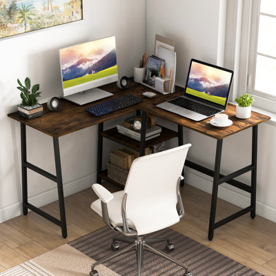 L-shape Computer Desk by Topbuy