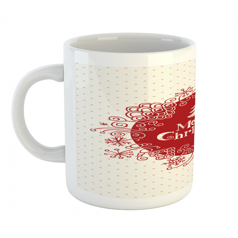 Grande tasse à café merry christmas