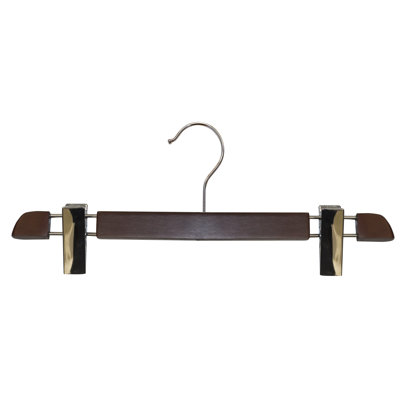 Wood Hangers With Clips for Skirt/Pants