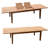 Mayna Wood Patio Dining Set with Rectangular Table-1198930943