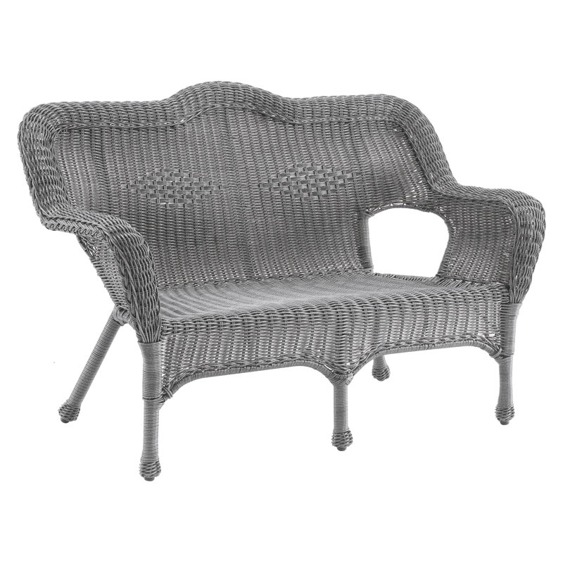 Arved 4 - Person Patio Conversation Set, Weathered Gray