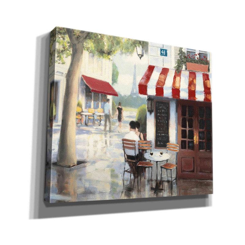 Zampardi relaxant au café II, H 26 po x l 30 po x P 1,5 po