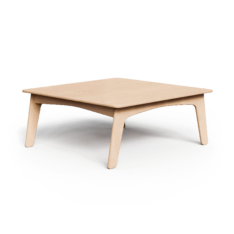 Table rectangulaire Montessori, H 20 po x L 48 po x l 48 po