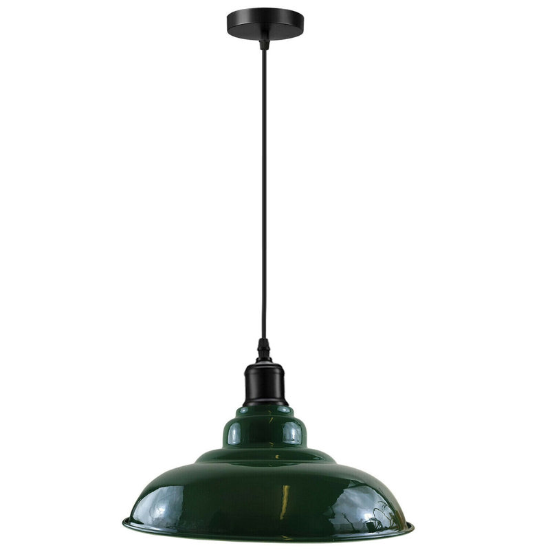 Quinnesec 1 - Light Dome Pendant, Green