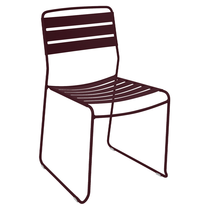 Chaise d'appoint de salle à manger, Cerise noir