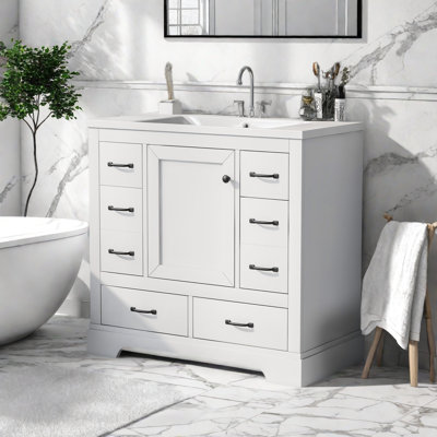 Meuble-lavabo 36 po sans lavabo, base d'armoire seulement