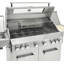 COSMOGRILL 6 - Burner Freestanding 96222.39 BTU BTU Gas Grill with Side Burner and Cabinet