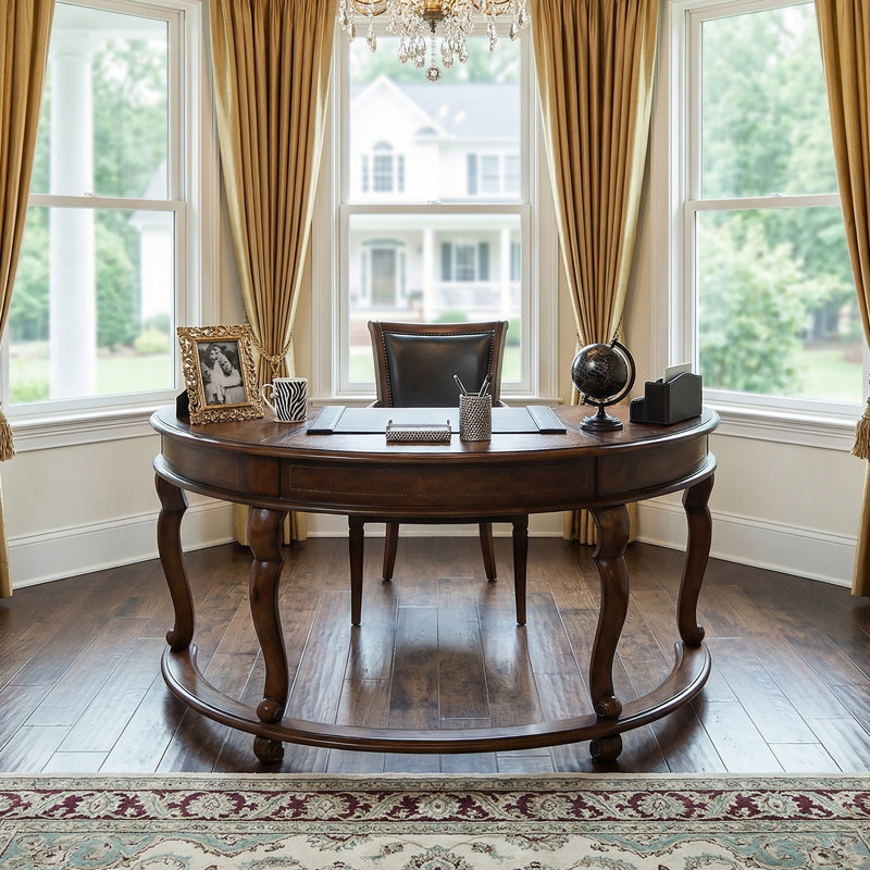 Gowanda Curved Executive Desk