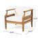 Chaise de patio avec coussins Mcclurg