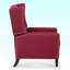 Fauteuil à oreilles inclinable manuel, fauteuil à oreilles larges Margheoala-779473767